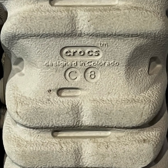 CROCS Kids' Light Gray Sandals - Picture 5 of 5